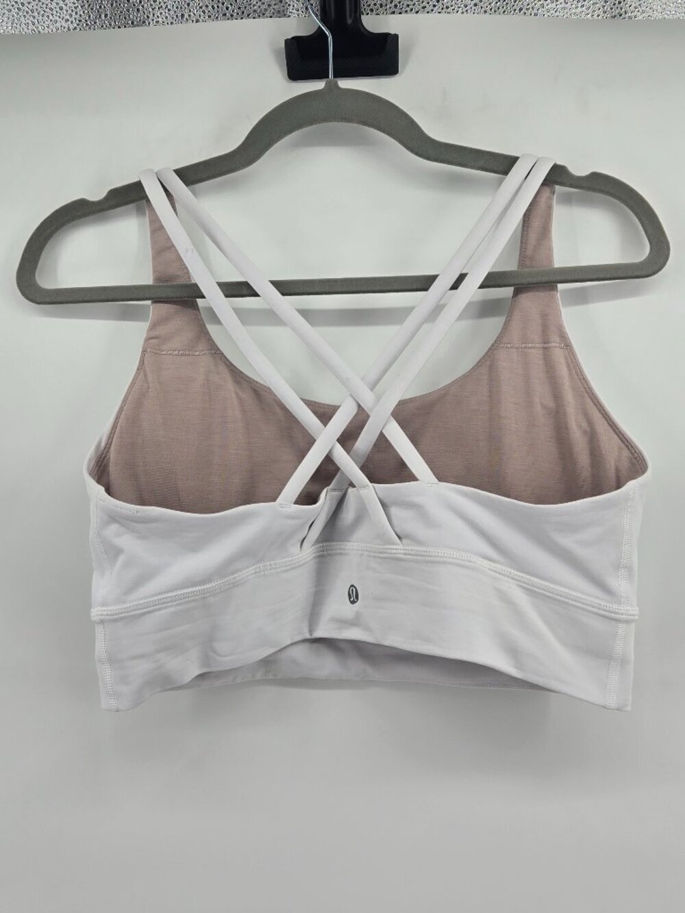 Lululemon Energy Bra *Long Line - 12 White - Picture 4 of 6